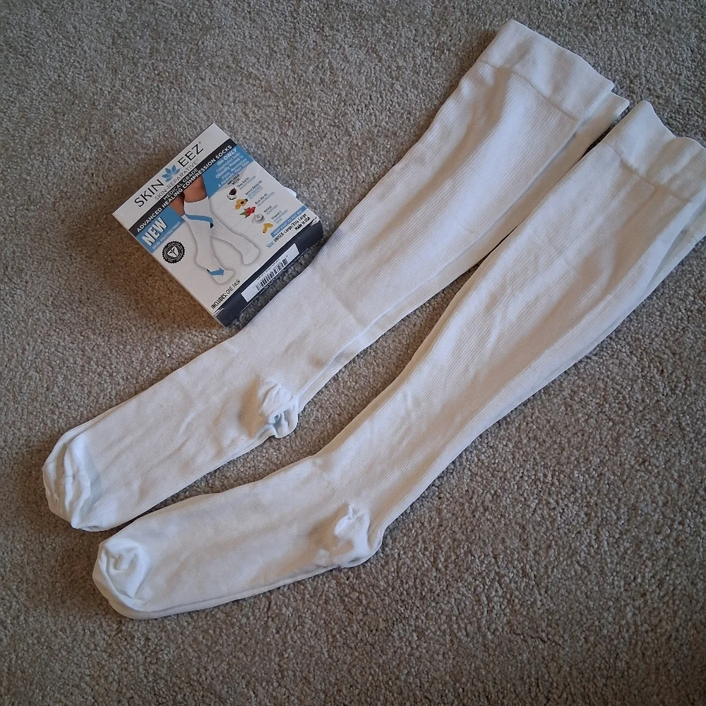 Skineez Advanced Healing Compression Socks (10-20mmHg) Mild/Moderate L/XL Unisex